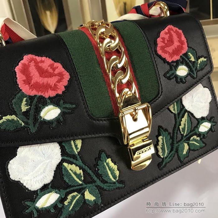 GUCCI古馳女包 新款 專櫃品質 421882 進口牛皮 原廠五金 Gucci手提包 古馳斜挎包  ydgq3201